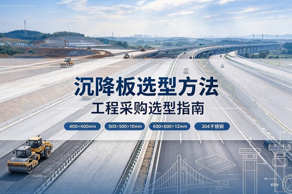 麻阳沉降板选择方法