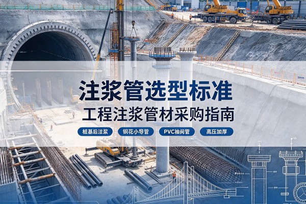 麻阳注浆管选型标准