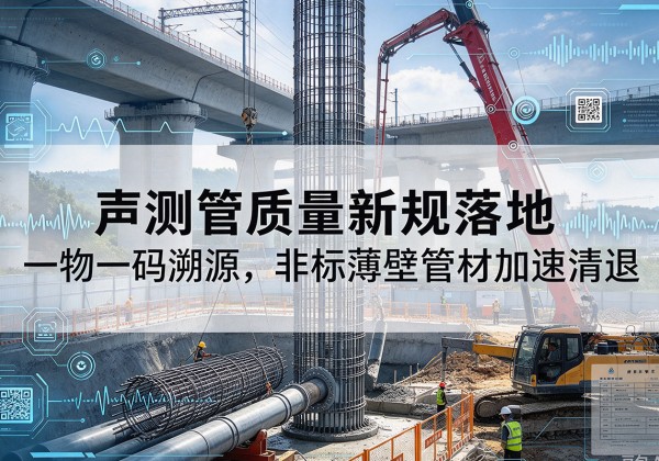 麻阳声测管质量新规落地，一物一码溯源，非标薄壁管材加速清退