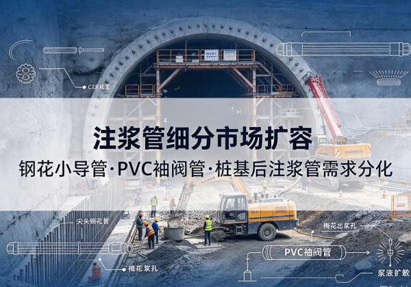 麻阳注浆管细分市场扩容，隧道钢花小导管、PVC 袖阀管、桩基后注浆管需求分化