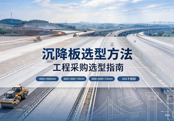 麻阳沉降板选择方法